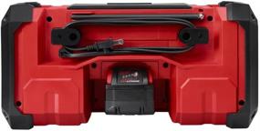 img 2 attached to 🎵 Milwaukee 2890-20 M18 Jobsite Radio: Optimize your Worksite with Enhanced Sound and Durability