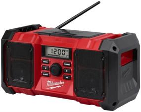 img 1 attached to 🎵 Milwaukee 2890-20 M18 Jobsite Radio: Optimize your Worksite with Enhanced Sound and Durability