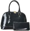 zzfab fashion purse wallet shiny women's handbags & wallets in shoulder bags logo