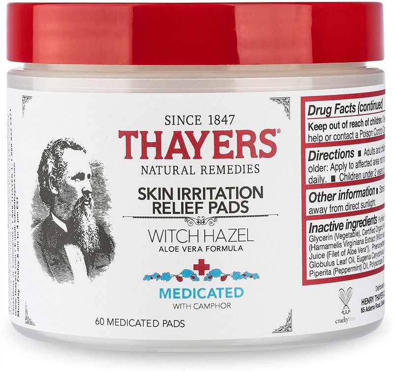 thayers medicated irritation relief witch 로고
