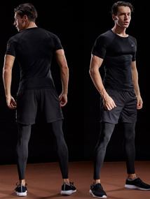 img 3 attached to 💪 Neleus Men's Workout Compression Baselayer T-Shirts for Optimal Athletic Performance