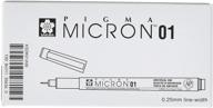 🖋️ sakura micron drawing pen 01 black - finest quality ink pen for precise artwork logo