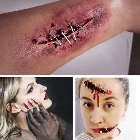 img 3 attached to 🎃 CCbeauty Professional Halloween Scar Wax Kit: SFX Special Effects Stage Makeup for Realistic Fake Wounds, Easy Application & Removal with Spatula Tool – 1.6 Oz