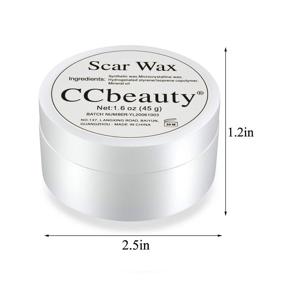 img 1 attached to 🎃 CCbeauty Professional Halloween Scar Wax Kit: SFX Special Effects Stage Makeup for Realistic Fake Wounds, Easy Application & Removal with Spatula Tool – 1.6 Oz