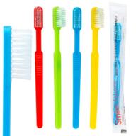 convenient pack of 144 adult pre-pasted disposable toothbrushes for quick oral care logo