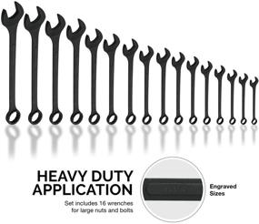 img 1 attached to 🔧 Набор ключей с головками NEIKO 03574A - 16 предметов, размеры в дюймах от 1/4" до 1-1/4" - надежное выполнение с высоким подъемом.