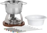 indulge in delightful dipping 🧀 with the trudeau chelsea 3-in-1 fondue set logo