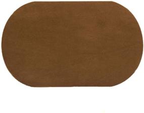 img 4 attached to ☕ Set of 4 Coffee-Colored Beaulegan Iron-on Velvet Patches for Elbows and Knees