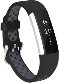 img 4 attached to 📱 Versatile Fitbit Alta HR Bands: Soft Silicone Wristbands for Women and Men - Jobese