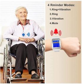 img 3 attached to Wireless Caregiver Vibration Buttons Elderly