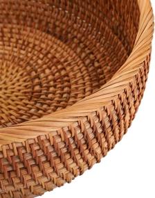 img 1 attached to Jucoan Natural Baskets Vintage Handmade