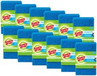 🧽 48 count non-scratch scour pads, assorted blue - scotch-brite logo