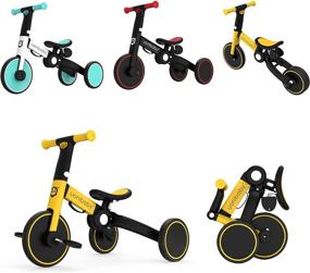 img 4 attached to 🚲 Versatile 3 in 1 Toddler Bike: Tricycle, Balance Bike & Pedal Trike - Lightweight, Portable & Foldable - 2-4 Year Old Kids - No Assembly Required - by M.A.D. for Everything