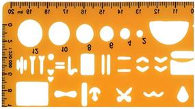 img 4 attached to Tactical Map Standard Graph Template Stencil: NATO Army Drawing and Drafting with Military Marking Symbols - Product #8353