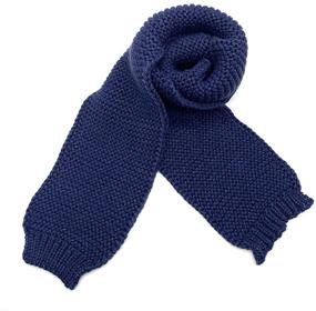 img 4 attached to Вязаные модные шарфы Dolores для аксессуаров маленьких девочек