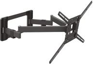 📺 barkan tv wall mount, 40-90 inch dual arm full motion articulating - flat/curved screen bracket, up to 132 lbs, extra stable, ul listed, fits led oled lcd logo