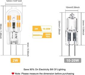 img 3 attached to 💡 Yomis Halogen Replacement Flicker Bulbs - 10 Pack