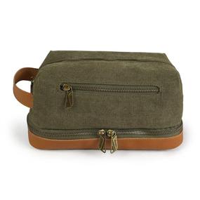 img 2 attached to Беко путешественная косметичка Dopp Kit: Зеленая сумка для бритья и ухода за собой для мужчин и женщин с ручкой для переноски