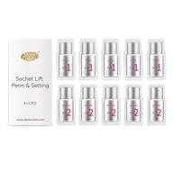💁 efficient fast perm lash lift kit: eyelash perm & setting lotion (2x5 packs) logo
