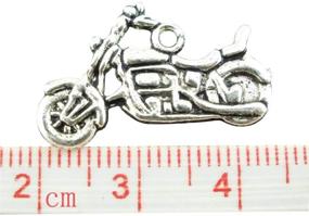 img 2 attached to PEPPERLONELY Antique Motorcycle Pendants 24X14Mm