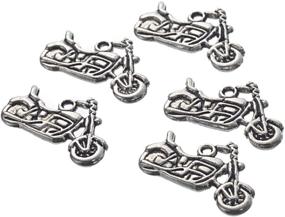 img 3 attached to PEPPERLONELY Antique Motorcycle Pendants 24X14Mm