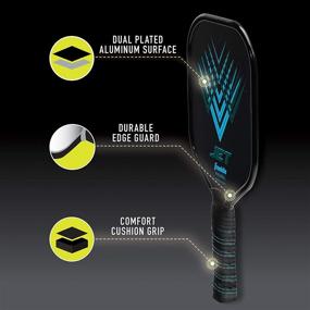 img 3 attached to 🥒 USA Pickleball (USAPA) Approved - Franklin Sports Jet Blue Aluminum Pickleball Paddle Racket