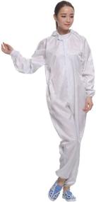 img 4 attached to Protective Coverall Hooded Anti Static Dust Free