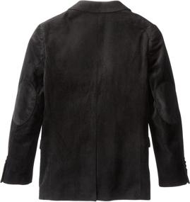 img 2 attached to 🧥 Isaac Mizrahi Boys' Velvet Blazer Jacket, Single-Breasted
