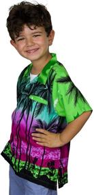 img 2 attached to 👕 Boys' Clothing and Tops: King Kameha Funky Hawaiian Shortsleeve Tees & Shirts