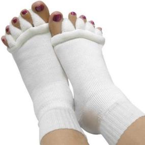 img 1 attached to 🧦 Sirosky Toes Socks: Massage Foot, Align Toes & Prevent Foot Cramps, Hammertoes, Bunions, etc.