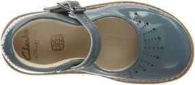 img 1 attached to 👧 Clarks Patent Toddler Girls' Loafers - Stylish & Comfortable Shoes for Flats