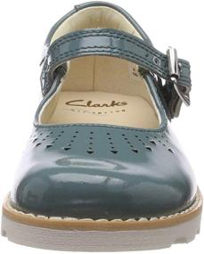 img 3 attached to 👧 Clarks Patent Toddler Girls' Loafers - Stylish & Comfortable Shoes for Flats