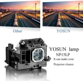 img 3 attached to 🔦 Лампа для проектора YOSUN NP15LP / 60003121 для замены на NEC m260x, m300x, m260xs, m300xs, m271x с корпусом