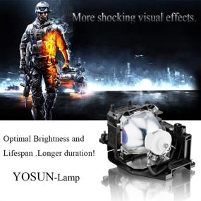 img 1 attached to 🔦 Лампа для проектора YOSUN NP15LP / 60003121 для замены на NEC m260x, m300x, m260xs, m300xs, m271x с корпусом