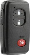 protective case & pad for toyota highlander prius rav4 venza key fob - compatible with hyq14aab, hyq12acx, hyq14aem logo