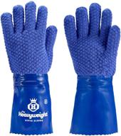 the heavyweight scrub gloves – blue: unbeatable performance for regular use logo