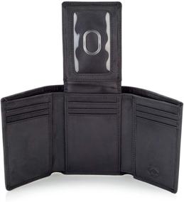 img 4 attached to 🔒 Ultimate Security: Stealth Mode Trifold Leather Blocking Men's Accessories