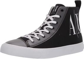 img 4 attached to Black Armani Exchange Project Sneaker - Enhanced SEO-friendly Product Title