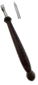 img 1 attached to 🖋️ Vintage Reproduction English Calligraphy Writing Pen by Madison Bay Co - 6.75 Inches Long, Crafted from Wood