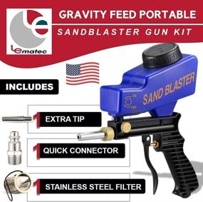 img 1 attached to Усовершенствуйте свои пескоструйные проекты с оборудованием Sandblaster Professional Sandblast AS118 🧪