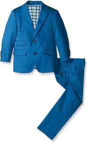 img 2 attached to Isaac Mizrahi Boys' Little Piece Cotton Suits & Sport Coats