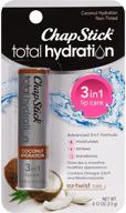 💋 chapstick total hydration coconut lip balm tube - hydrating lip care with coconut flavor - 0.12 oz logo