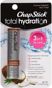 img 4 attached to Чапстик Total Hydration Кокосовый бальзам для губ в тюбике - увлажняющий уход за губами с кокосовым вкусом - 0,12 унции