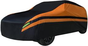 img 4 attached to 🚗 TEEZ SUV Car Cover: Waterproof, Windproof & Scratch Resistant Protection (182-190" Universal Fit)