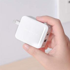 img 2 attached to 🔌 Innergie 27M Dual USB Wall Charger: Fast Charging for iPhone 12, Samsung, iPad, Android | 27W/5.4A Output | Portable & Travel-friendly | White