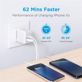 img 3 attached to 🔌 Innergie 27M Dual USB Wall Charger: Fast Charging for iPhone 12, Samsung, iPad, Android | 27W/5.4A Output | Portable & Travel-friendly | White