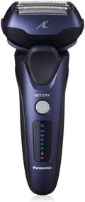 img 4 attached to Panasonic ARC3 Electric Razor for Men with Pop-Up Trimmer - Wet Dry Shaver, Intelligent Shave Sensor, 12D Flexible Pivoting Head - ES-LT67-A (Blue)