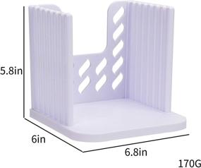 img 3 attached to Homemade Bread Slicers - Simple, Easy-to-Clean Bagel & Bread Slicer Guide | Safe Materials, Mold Resistant, Handy | White