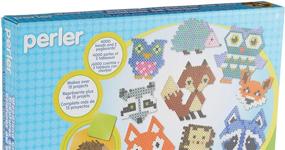 img 2 attached to 🦔 Woodland Creatures Animal Perler Beads Pattern Crafts for Kids - 4004 Pieces