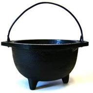 🍳 versatile cast iron cauldron: smudging, incense burning, rituals, décor, candle holder and more! logo